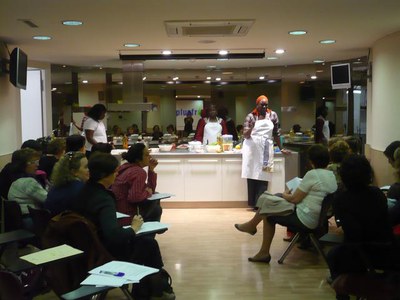 2. Una imatge del taller de cuina..