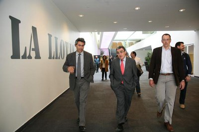 3. Un altre aspecte de la visita de la delegació brasilera a La Llotja..