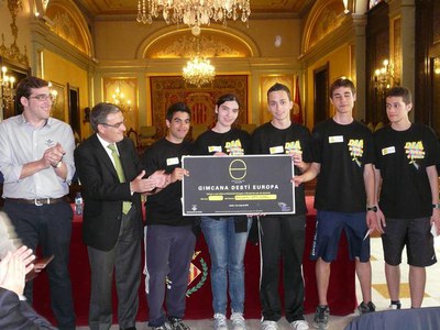 El col·legi Episcopal ha guanyat la gimcana "Destí Europa".