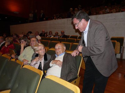 L'acte ha comptat amb la presència del germà de Màrius Torres, Victor Torres.