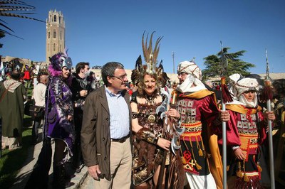 6. Un altre dels moments previs a la sortida de la desfilada..