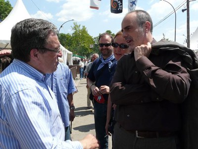 El paer en cap ha saludat el secretari general d'ERC.