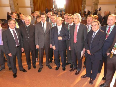 Montilla i les principals autoritats assistents a la Trobada.