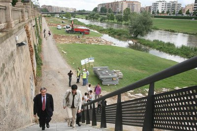 Les primeres actuacions han començat a l'altura del Pont de la Universitat..