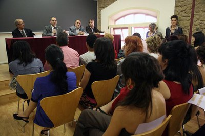 2. Josep Presseguer ha presidit el lliurament de diplomes..