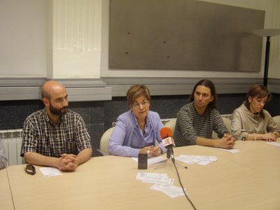 2. La roda de premsa ha comptat amb la participació de les escoles de música que hi intervindran..