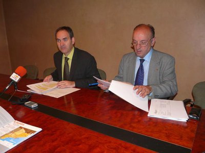 Fotografia de la roda de premsa.