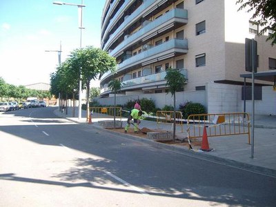 El projecte es farà en dues fases: una durant dels mesos de juny i juliol i l'altra a la tardor. Fotografia del Carrer Pont de Suert..