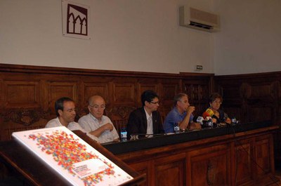 2. L'IEI ha acollit la roda de premsa de presentació de la Setmana del Llibre en Català..