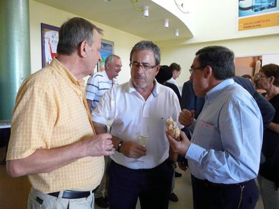 Ros i Domingo, en un dels actes de la Festa Major de Raimat.