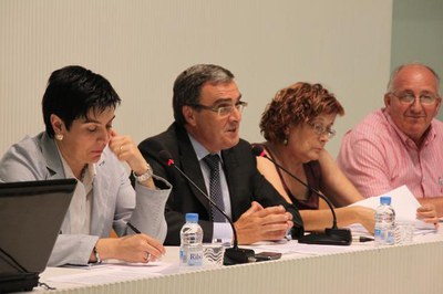 L'alcalde Àngel Ros, ha presidit la presentació del Pla de Mobilitat Urbana..