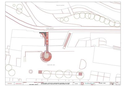 Imatge virtual 2 sobre la planta de l'ascensor.