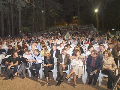 3. L'alcalde de Lleida conversa amb Joan Herrera, secretari general d'IVC..