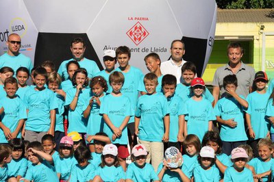 2. Presseguer ha visitat Esportmania amb motiu de la finalització del programa, aquest divendres..