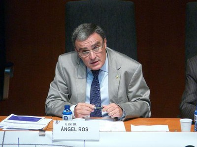 Foto 2. El paer en cap ha intervingut en l'acte inaugural destacant l'impacte econòmic de la innovació en les ciutats i els projectes Magical i GLOBA….