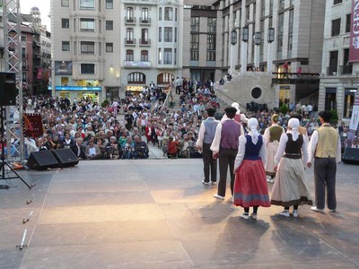 Les actuacions han tingut lloc a la plaça Sant Joan.