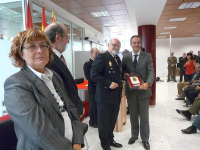 El tinent d'alcalde, Josep Presseguer, ha rebut una menció d'honor i de reconeixement.