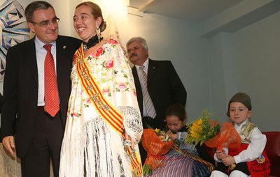 Foto 2. En l'acte d'avui també s'ha proclamat la Reina de la Casa de Aragón.