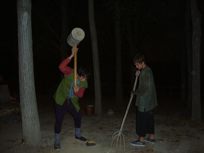 Un moment de la representació.