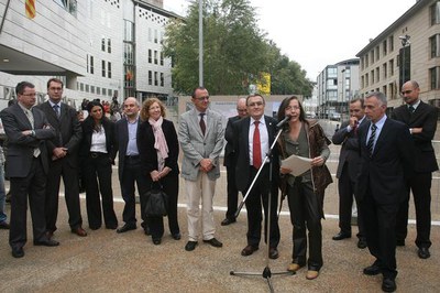 Les obres permetran dotar de més de 2.800 m2 els jutjats del Canyeret..