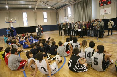 El nou pavelló està dedicat a l'esport de base.