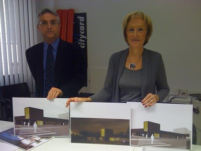 Arderiu i Baulenas mostren les imatges del mercat, tal com quedarà un cop finalitzada la remodelació..