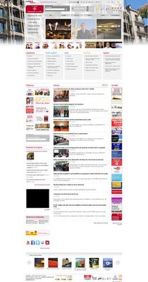 Imatge de la nova web de l'Ajuntament de Lleida..