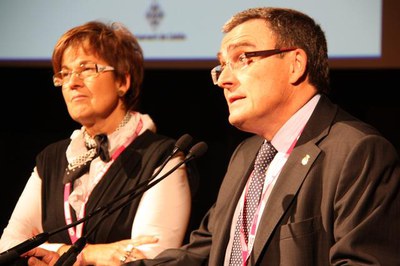 Àngel Ros i Montse Parra han presentat l'experiència d'ANIMAC a FICOD..