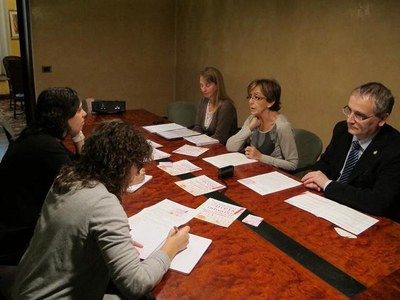 Foto 2. El Dret a l'Educació centre els actes d'aquesta edició.