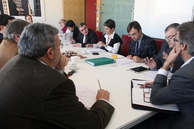L'alcalde Àngel Ros ha presidit la reunió del consell..