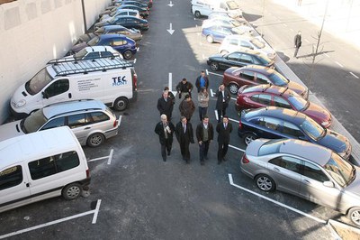 2. Amb les obres, s'han habilitat 75 places d'aparcament..