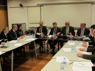 Foto 2. Josep Varela ha presidit la reunió d'aquesta tarda.