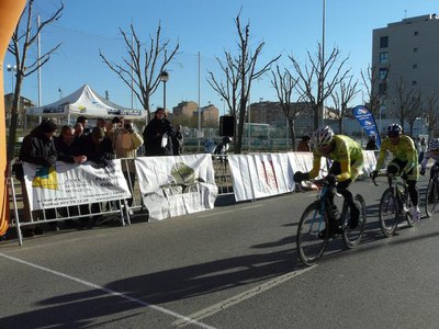 Foto 3. 36 ciclistes han participat en la cursa aquest 26 de desembre, diada de Sant Esteve.