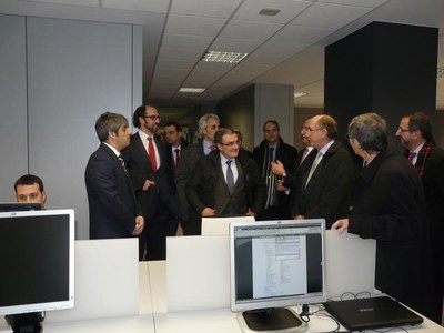 Durant el recorregut s'han visitat les diverses empreses instal·lades al Parc.