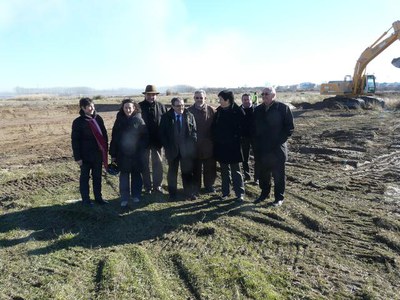 Fotografia de l'inici de les obres.