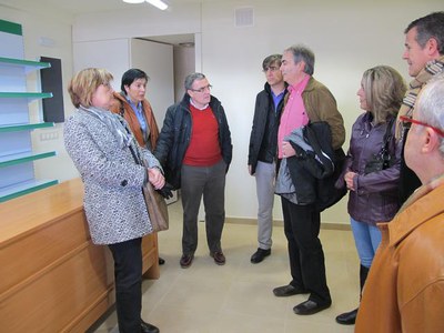 El paer en cap ha visitat els nous locals comercials, que estan completament equipats.