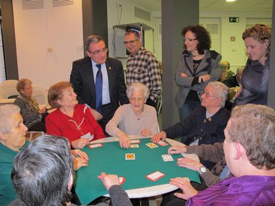 Fotografia de la sala de jocs.