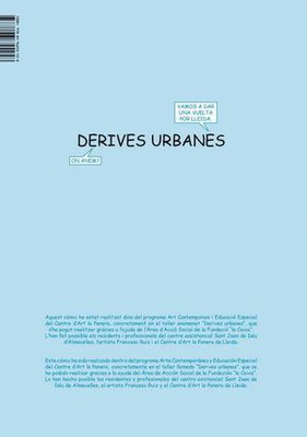 Portada del còmic Derives Urbanes. Disseny a càrrec de Ferran El Otro.
