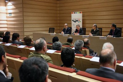 L'alcalde, Àngel Ros, ha presidit la inauguració de l'equipament central del parc, dedicat a la transferència del coneixement..