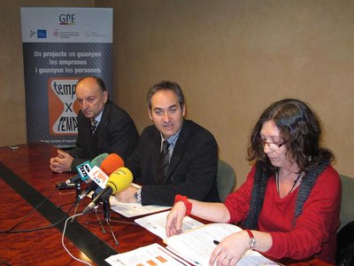 Foto 2. 19 empreses lleidatanes participen a "temps x TEMPS", un projecte en el qual el Consorci de Promoció Econòmica de la Paeria hi ha apostat des….