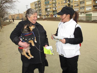 Foto 2. S'han editat 15.000 exemplars amb l’objectiu d’augmentar les identificacions dels animals, fomentar les adopcions i millorar la convivència a….
