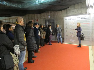 Fotografia de la visita, a l'Auditori.