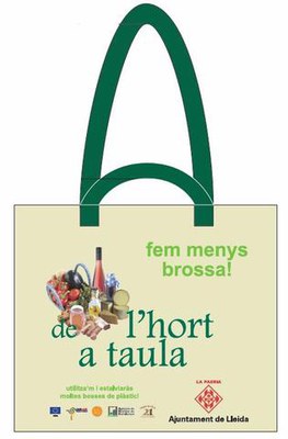 Imatge de la bossa de ràfia.