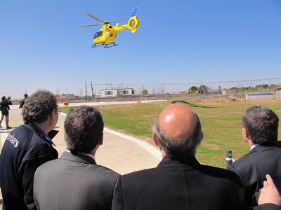 Foto 2. La nova instal·lació permetrà aterrar i enlairar-se amb boira i podrà acollir vol nocturn.