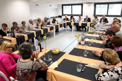 Imatge del menjador municipal.