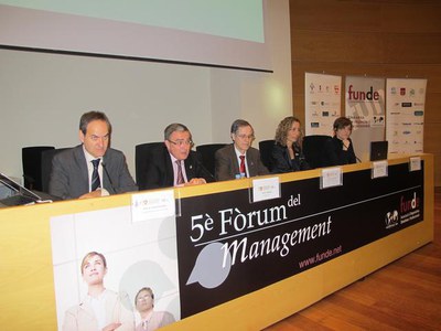 Fotografia de l'acte, que ha tingut lloc a l'Auditori del Campus de Cappont.