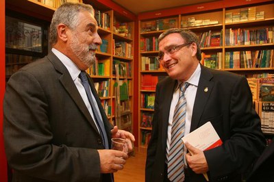 L'alcalde saluda Rafel Nadal..