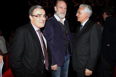 Foto 2. L'actor Lluís Homar ha rebut el primer premi Jordi Dauder.