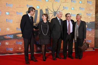 Foto 3. El conseller Ferran Mascarell també ha assistit a la cerimònia inaugural de la Mostra de Cinema Llatinoamericà.
