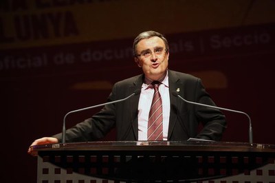 Foto 4. L'alcalde de Lleida ha ressaltat la creació del nour Premi Jordi Dauder.